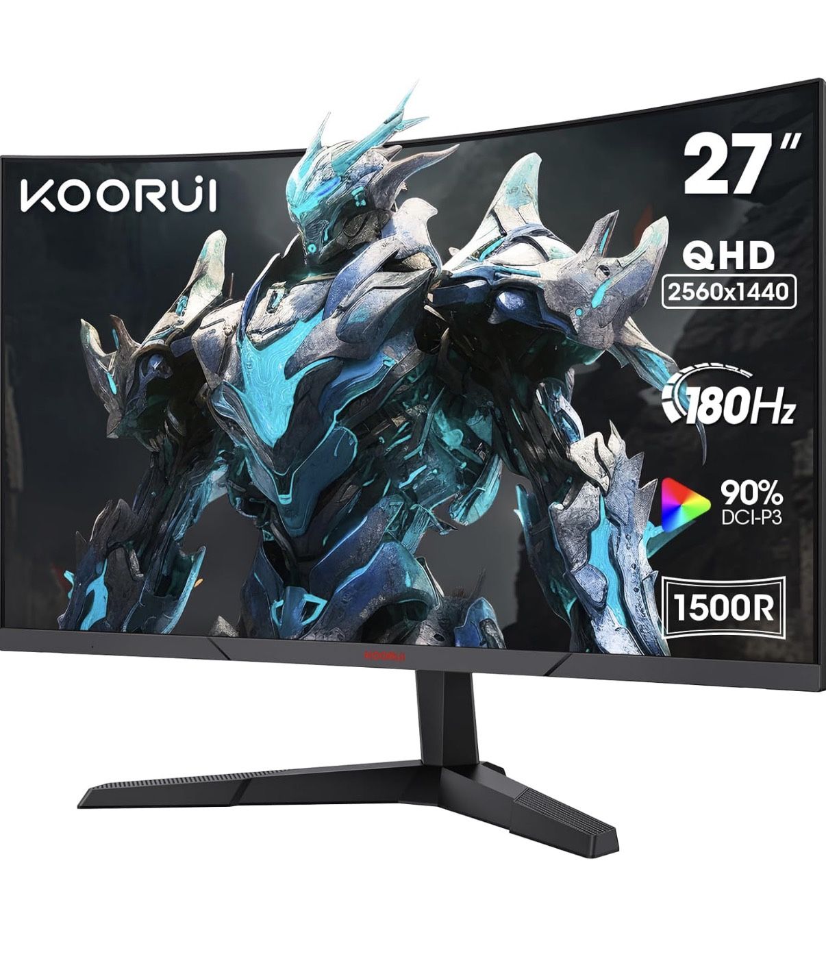 Koorui 27inch Curved Gaming Monitor QHD 1440p
