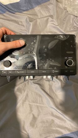 Mitsubishi car radio screen