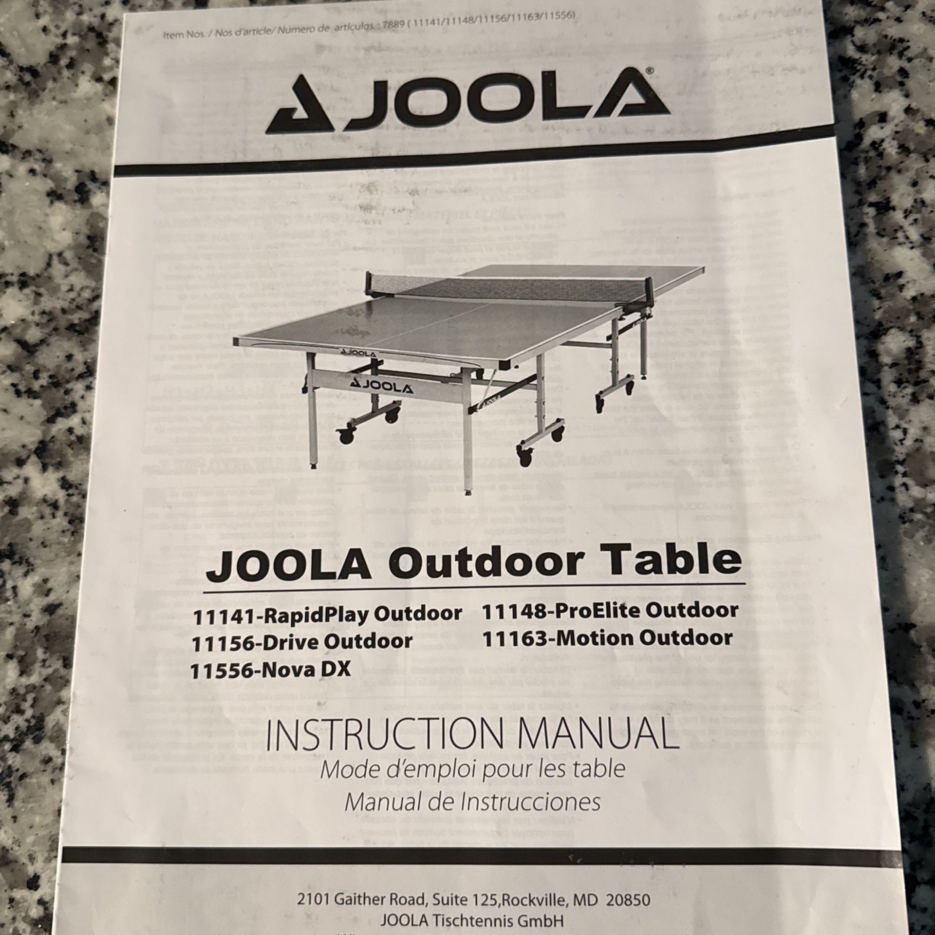 Practically New Ping Pong Table With Cover. Used Twice. 