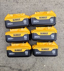 Dewalt 20v Batteries 5.0 Ah Brand New $60 each