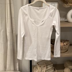 Women’s White Long Sleeve