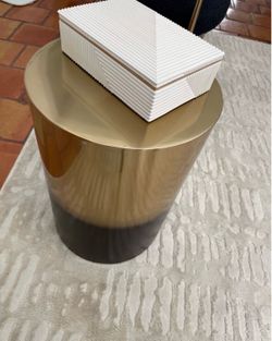 Restoration Hardware circle side table