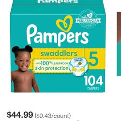 PAMPERS SIZE 5