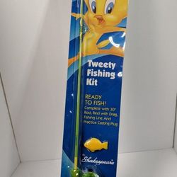 Warner brothers Looney Tunes Tweety Bird Fishing Kit by Shakespeare RARE - NEW