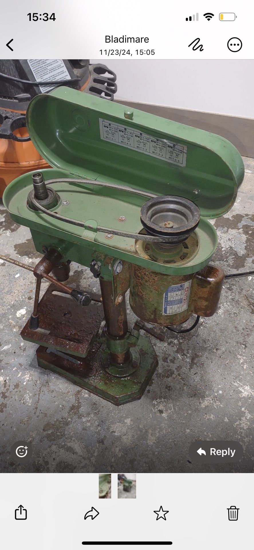 Bench Drill As Is