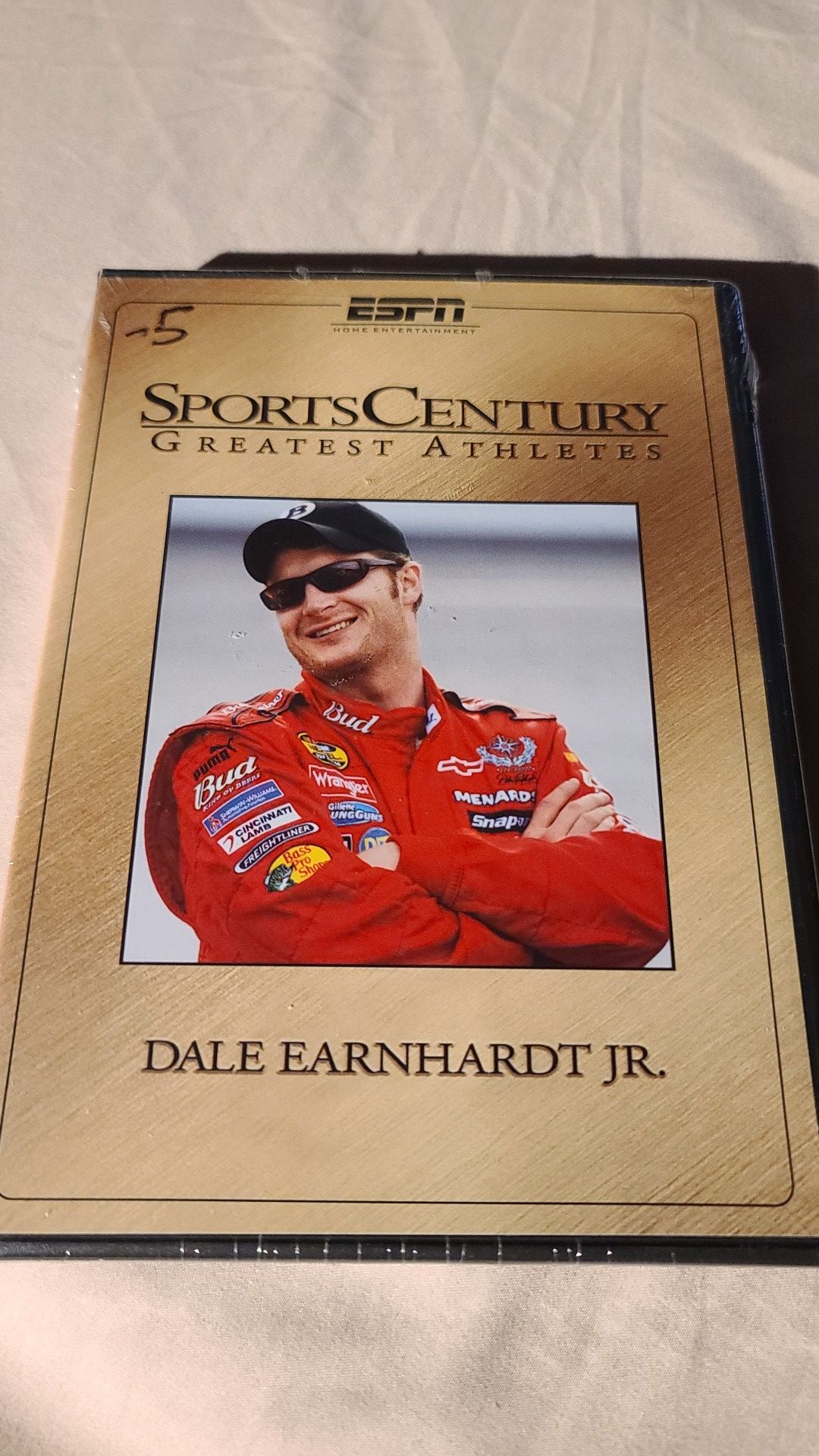 DALE EARNHARDT JR. DVD, $5