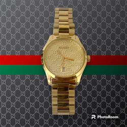 Gucci G Timeless Gold Tone Watch