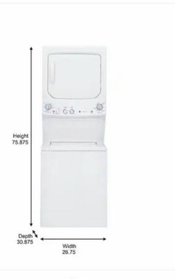 GE 2 in 1 washer and dryer
