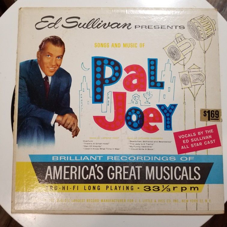 Vintage 1950 Oldies Ed Sullivan Vynil