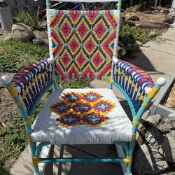 Wicker Chair Multi Color A Real Conversation Piece 