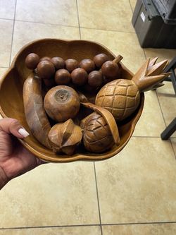 Wood bowl