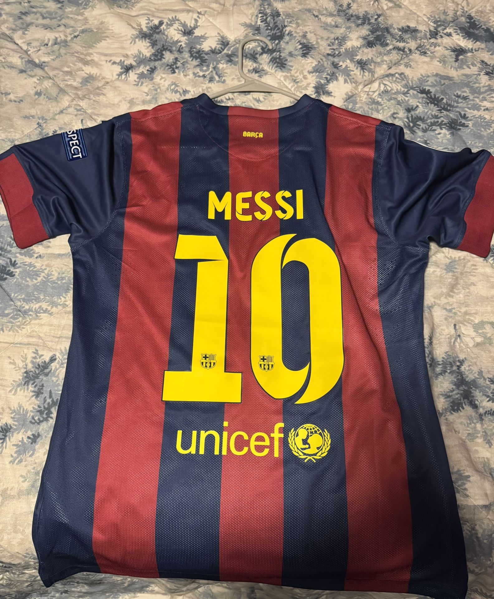 FC Barcelona 2014/2015 Final Champions League - Home Jersey - Messi Jersey #10 