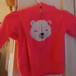 Baby Girls 3-months Warm Carter's Hoody Jacket 
