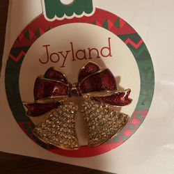 CHRISTMAS HOLIDAYS BELL BROOCH/LAPEL PIN