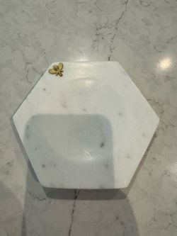 Marble home decor tray