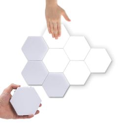 Led White Hexagon Lights
