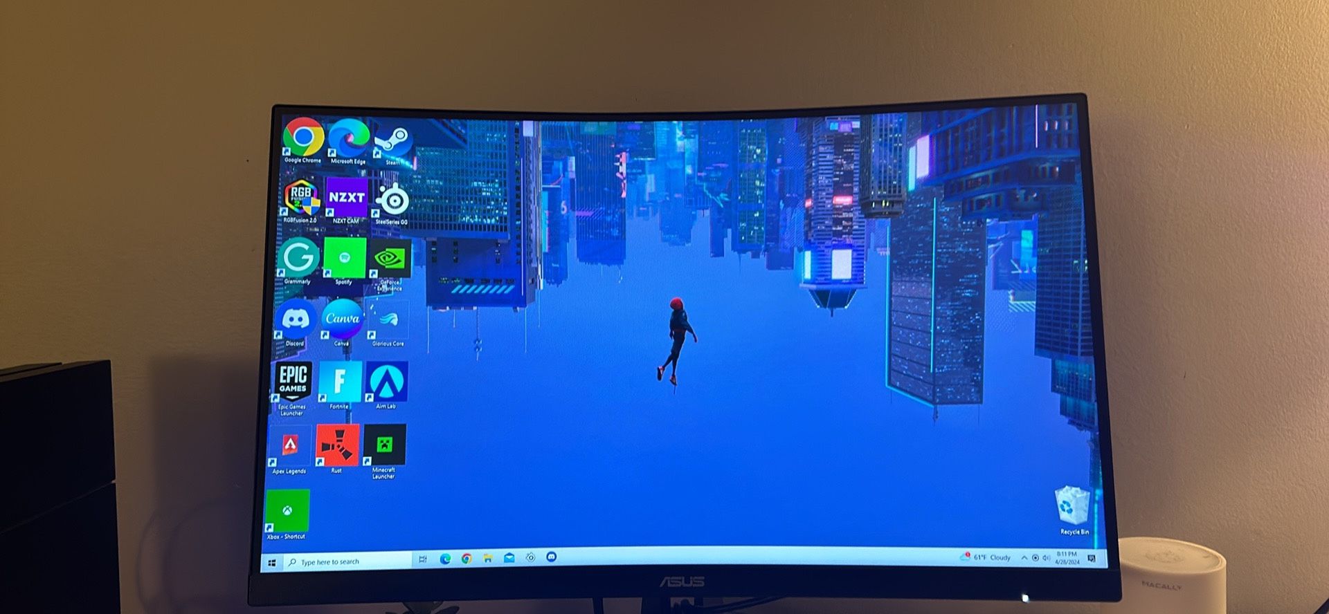Asus 27inch Curved Monitor