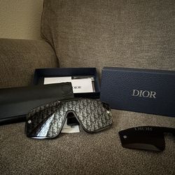 New Christian Dior Sunglasses W/ Interchangeable Lenses