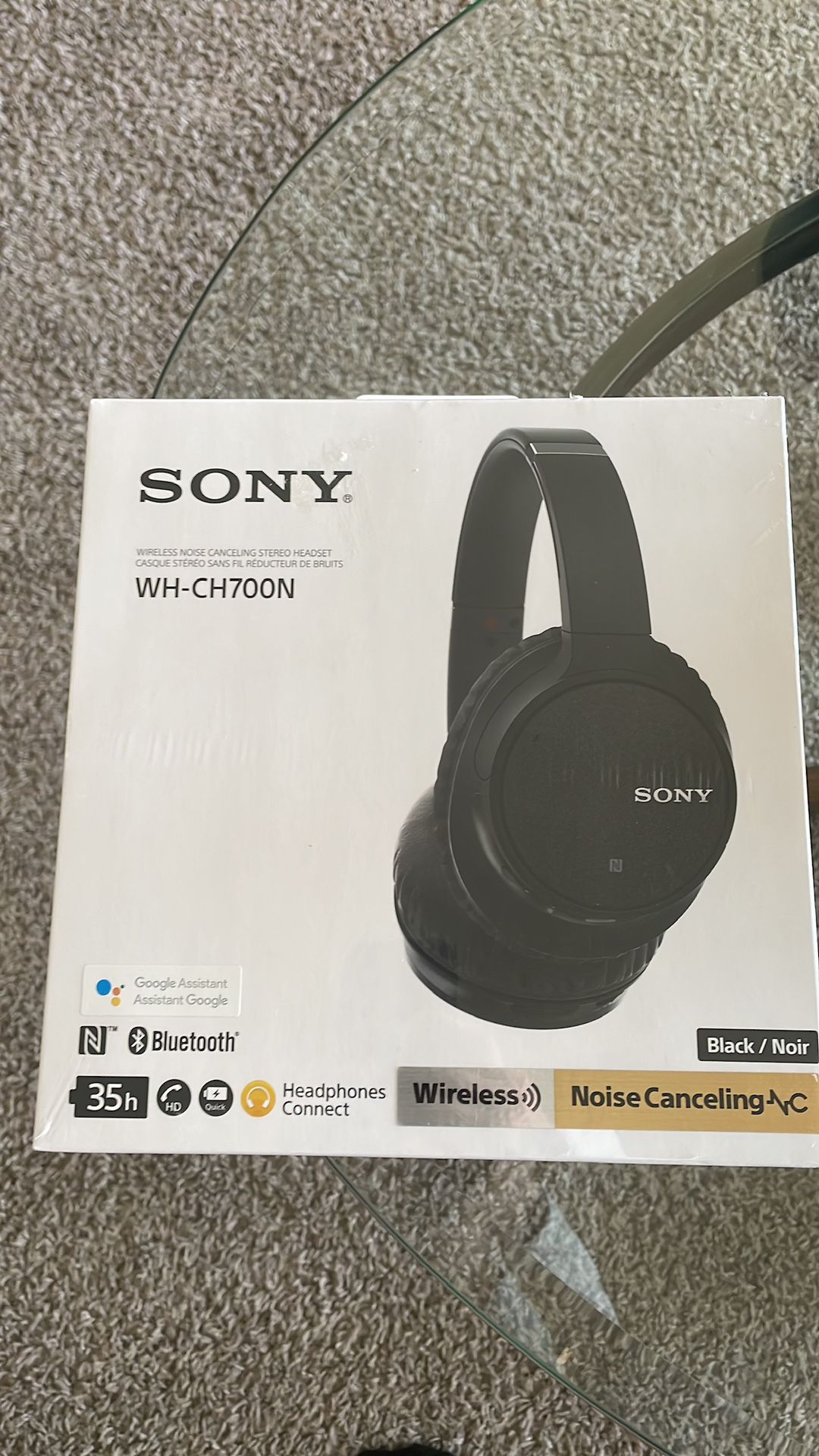 WH-CH700N Wireless Noise Cancelling Sony Headphones. 
