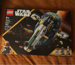 Jango Fett’s starship 75443 Lego set