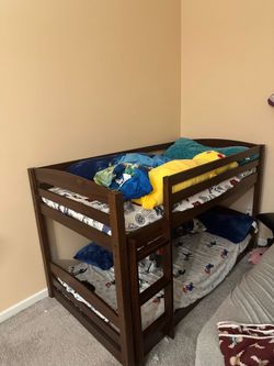 Twin bunk bed frame