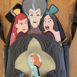 Brand New LoungeFly Disney Villains Backpack Cinderella Evil Stepmother StepSisters