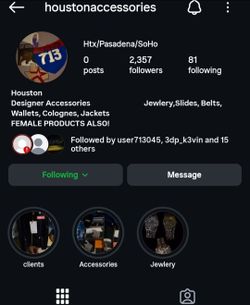 Houstonaccessories on Instagram Or Username.073126 On TikTok