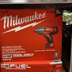 Milwaukee M18 18V Lithium-Ion Cordless 1/2 in. Impact Wrench W/ Friction Ring (Tool-Only)