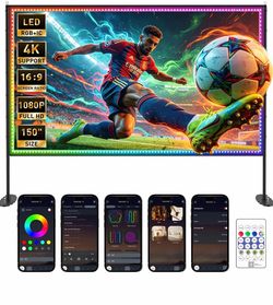 Brand new 150 inch Projector Screen with Stand
