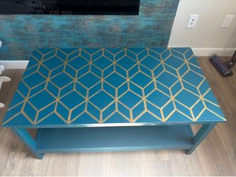 Hand painted coffee table