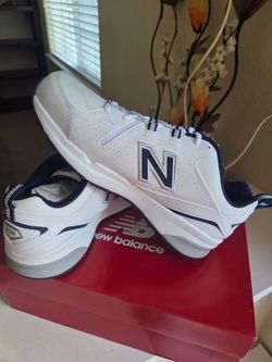New Balance 608 White Navy Sneakers