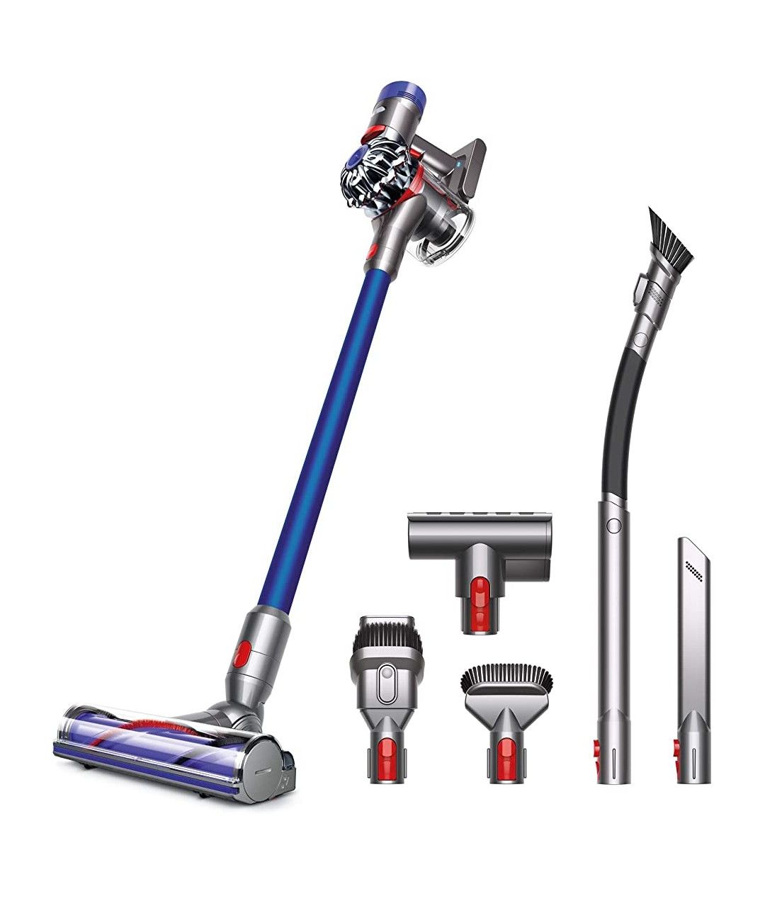 Dyson V7 Animal Pro+ Cordless Vacuum Cleaner-Extra Tools for Homes with Pets, Rechargeable, Lightweight, Powerful Suction, V7 Animal Pro +, Blue