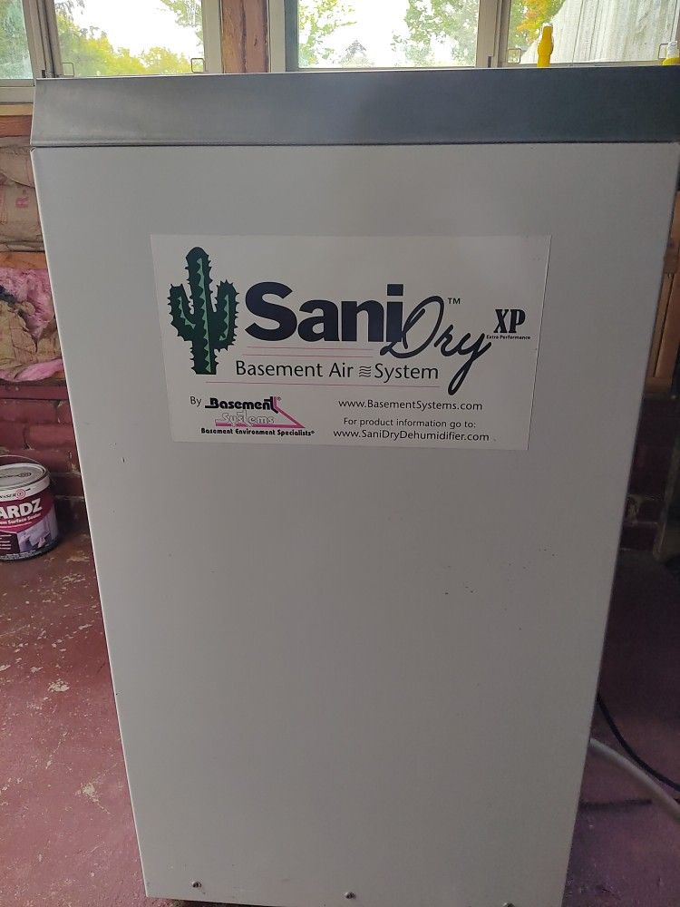 Dani Dry Basement Dehumidifier.