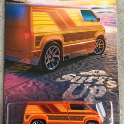 2025 Hot Wheels Silver Series Surfs Up Custom 77 Dodge Van 