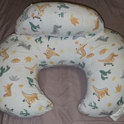 AMUKY Nursing Pillow with Dinosaur Print