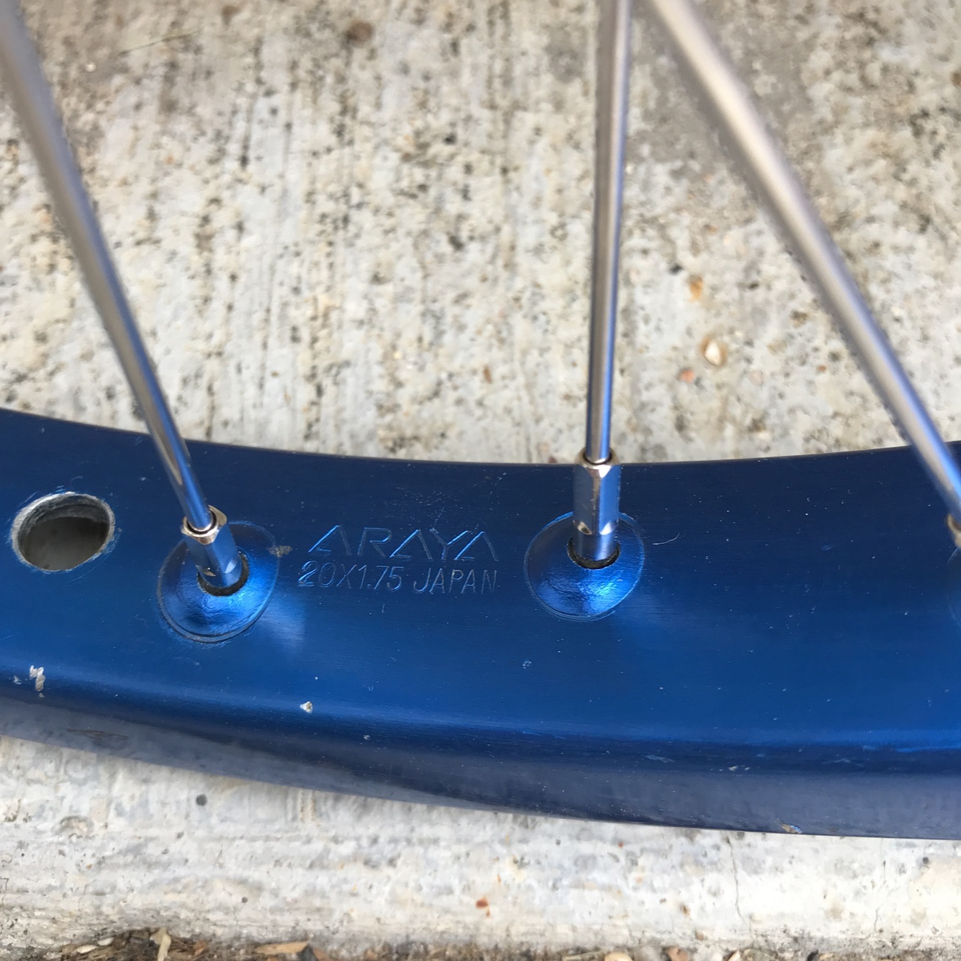 Vintage BMX 20” Araya Rims 7C Suzue Hubs ACS Freewheel for Sale in