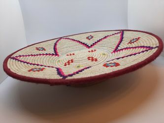 African Handwoven Bowl Basket African Art 