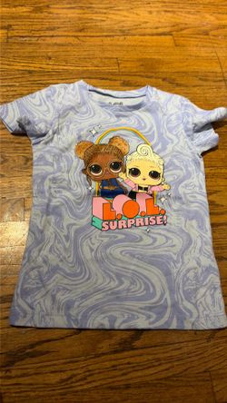 LOL surprise tye dye blue tshirt