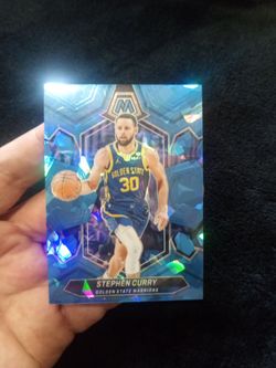 Stephen Curry Mosaic Blue Cracked Ice /125