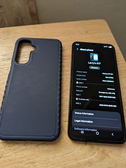 Samsung Galaxy A17 5G Smartphone with Case