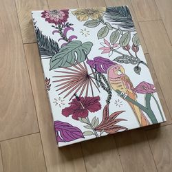 Parrot With Tropical Plants - 16” x 20” x 1.5” Canvas Print 