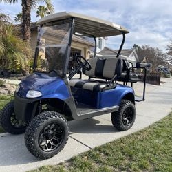 EZGO RXV 4 Seater Golf Cart, CA Plated 