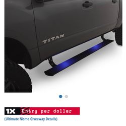 Nissan Titan/ Titan XD electric fold out steps