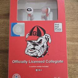Georgia Bulldawg Headphones