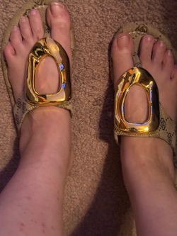 Brand new fashion flip-flops, size 40