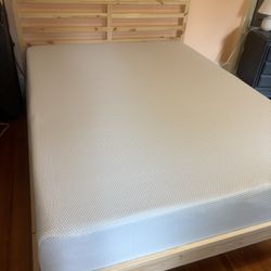 Queen Platform Bed And Mattress ikea/zinus