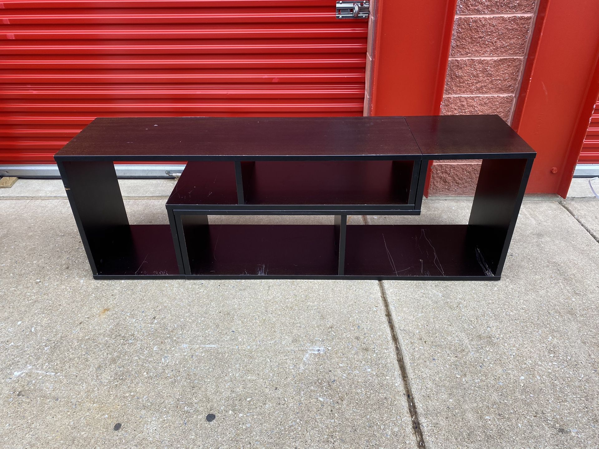 Brown tv stand