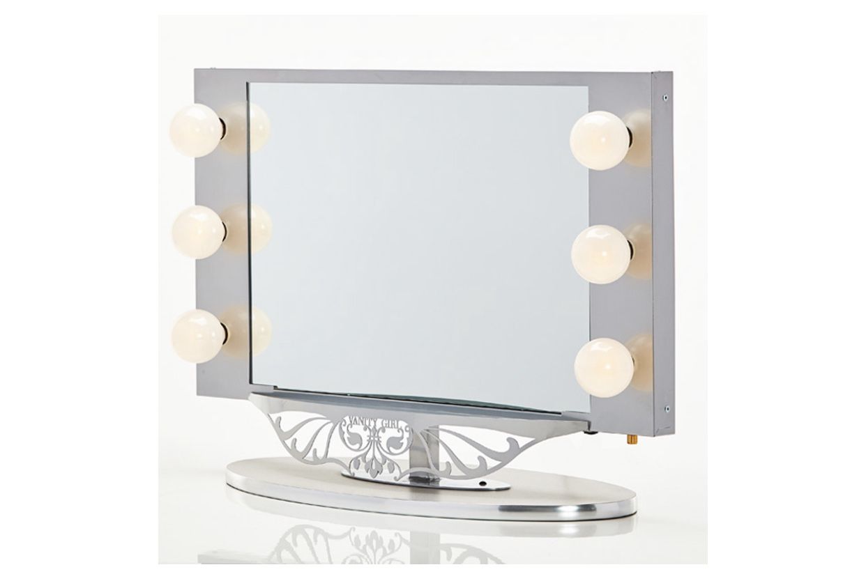 Vanity Girl Lighted mirror (Teal)