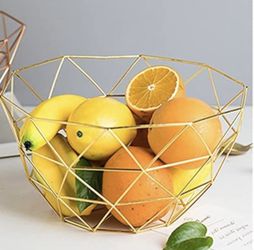Gold wire baskets