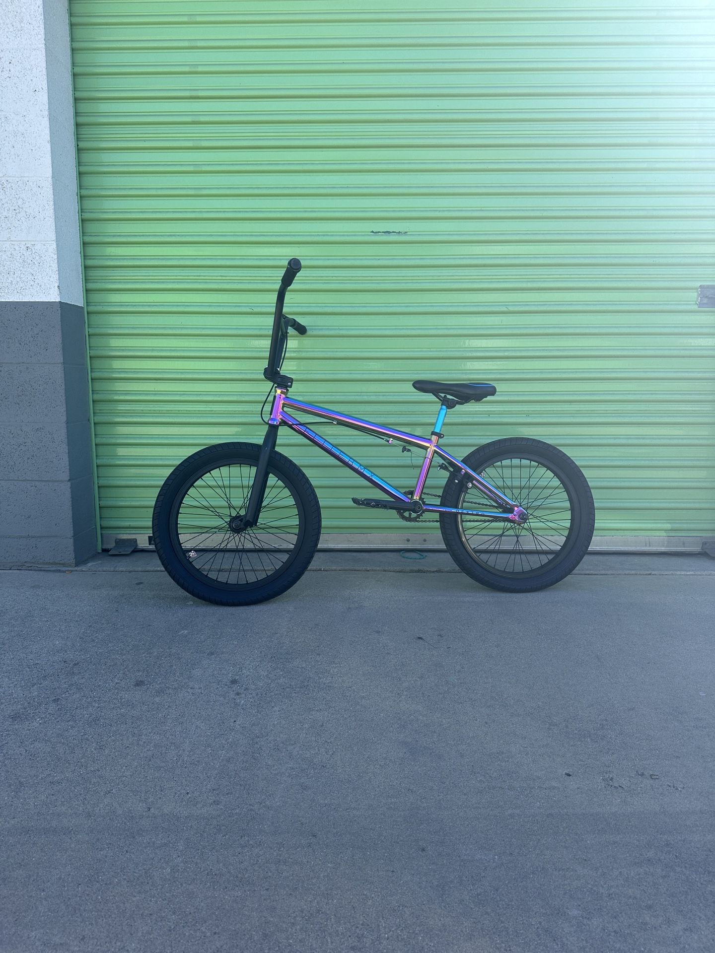 Custom Iridescent Bmx Bike